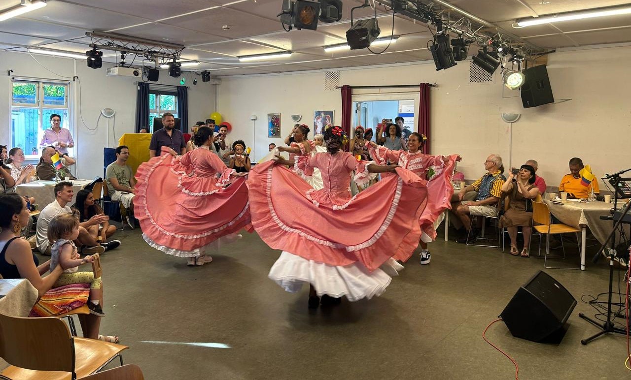 Celebración del Día Nacional de Colombia en Dinamarca