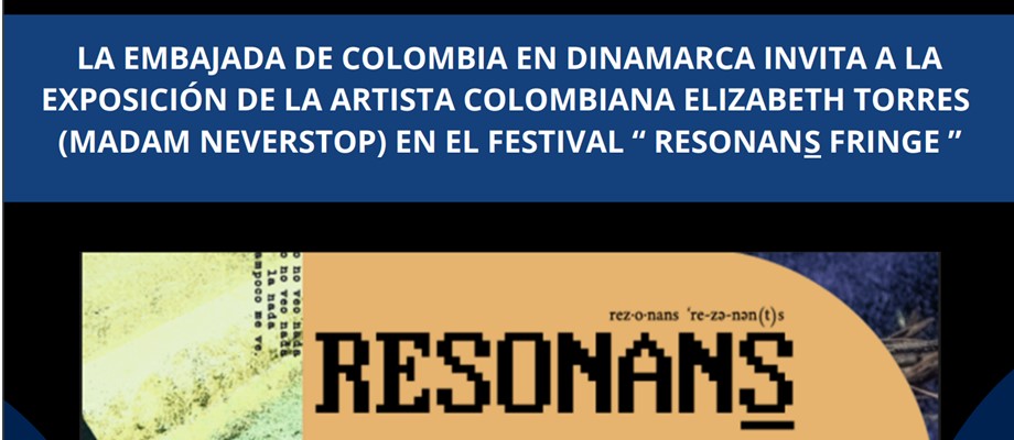 La Embajada de Colombia invita al Festival de Poesía “Resonans Fringe” 