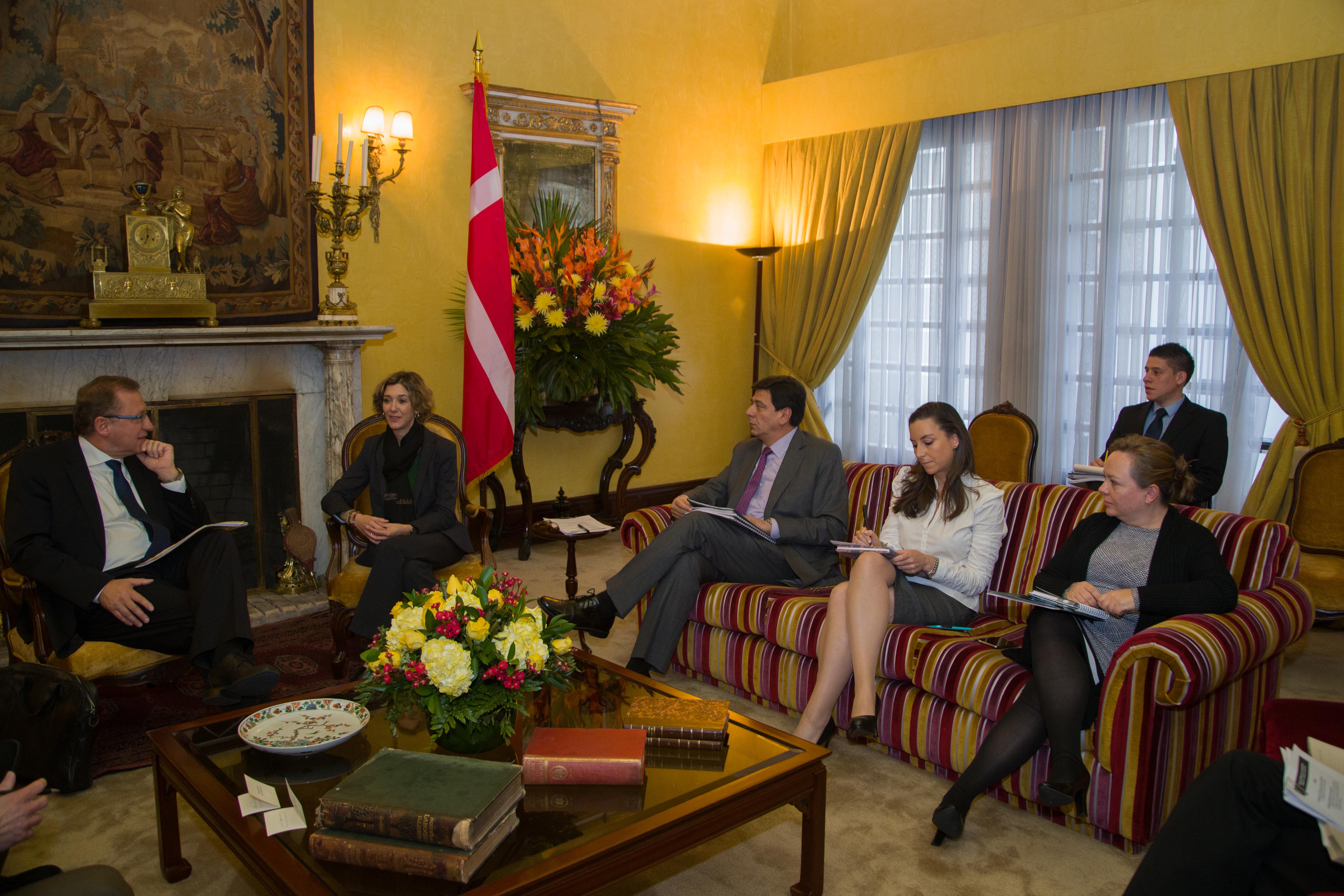 En el marco de la I reunión de Consultas Políticas con Colombia, Dinamarca reafirmó su apoyo al proceso de paz