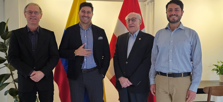 La Embajada de Colombia promueve los intercambios académicos con el Grupo Rotary de Dinamarca