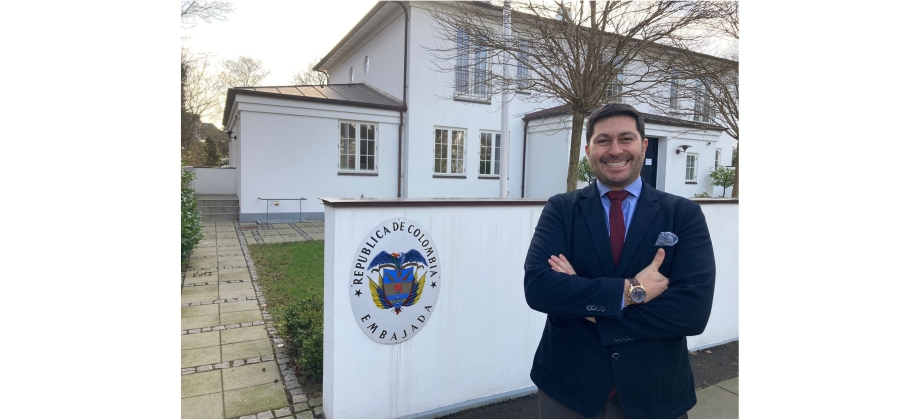 Nuevo Jefe de Misión de la Embajada de Colombia en Dinamarca, Duvan Ocampo, saluda a la comunidad colombiana