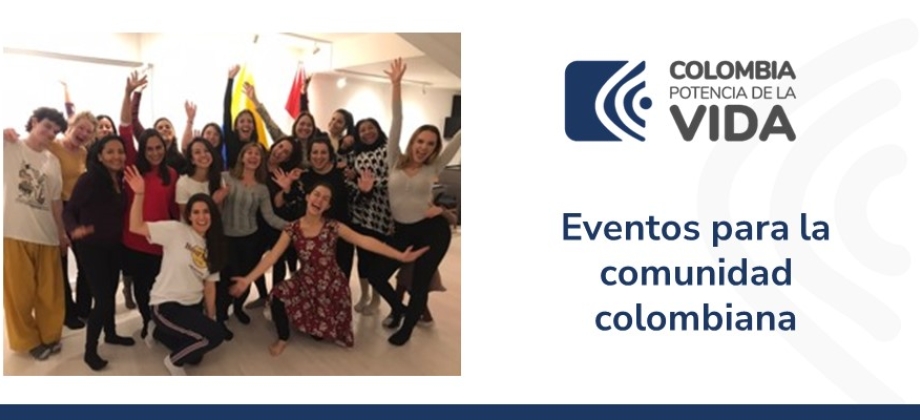 Embajada de Colombia ante el Reino de Dinamarca organizó clase BIODANZA para los connacionales