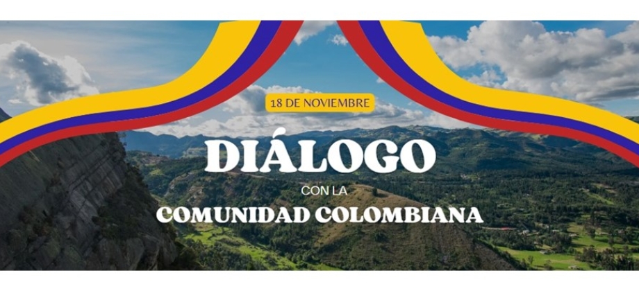 Invitación a los connacionales para dialogar con el viceministro de Relaciones Exteriores este 18 de noviembre de 2024 en Dinamarca