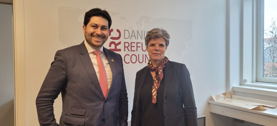 Reunión con el "Danish Refugee Council" para apoyar la Conferencia de Solidaridad con los Migrantes Venezolanos 