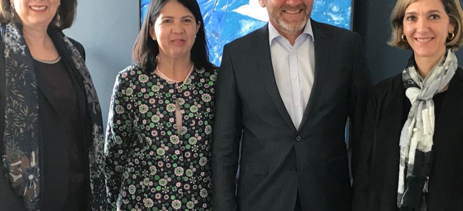 La Viceministra Patti Londoño tuvo un encuentro con el Canciller de Dinamarca, Anders Samuelsen