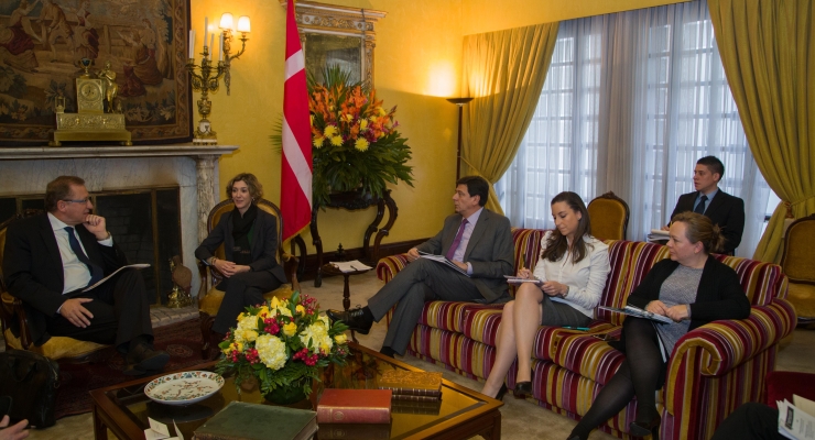 En el marco de la I reunión de Consultas Políticas con Colombia, Dinamarca reafirmó su apoyo al proceso de paz